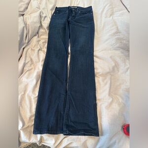 Express Dark Blue Women's Flare Jeans